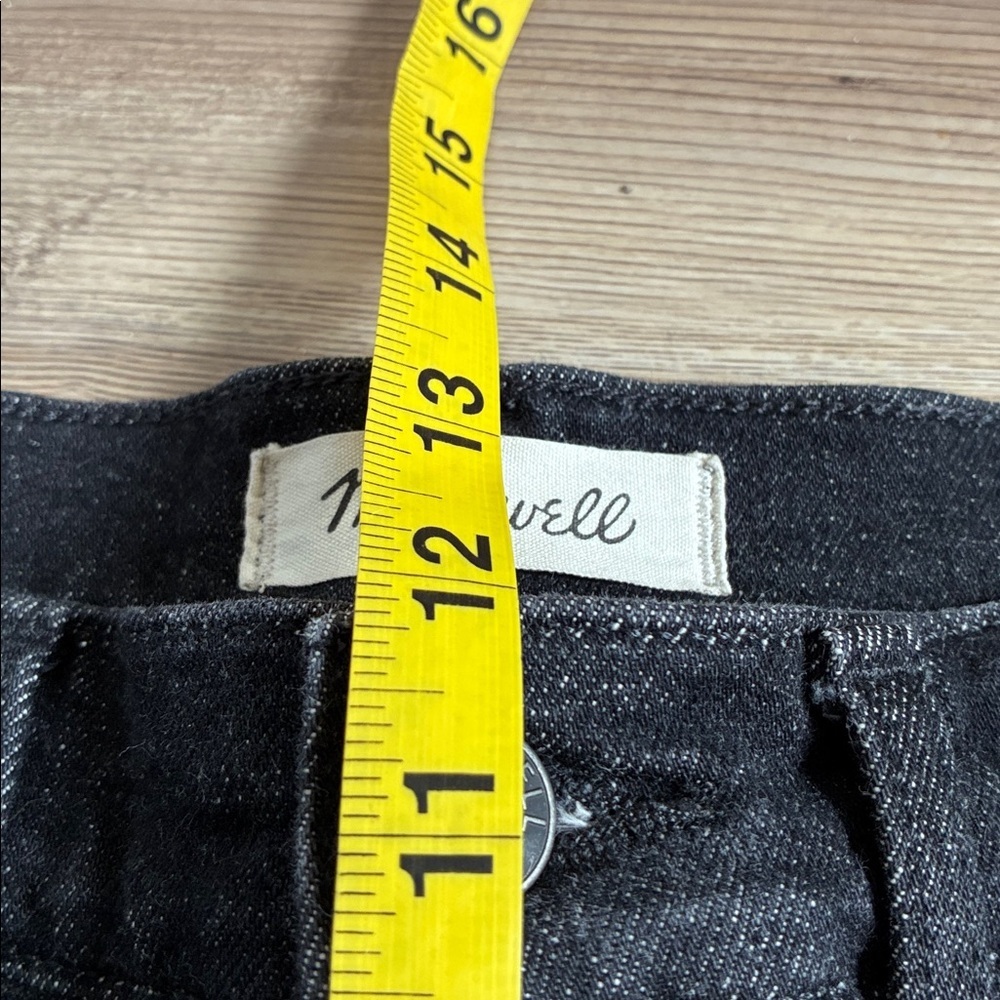 Madewell The Mom Jean Black Stretch denim Women’s Size 28 Straight tapered leg - Picture 8 of 13
